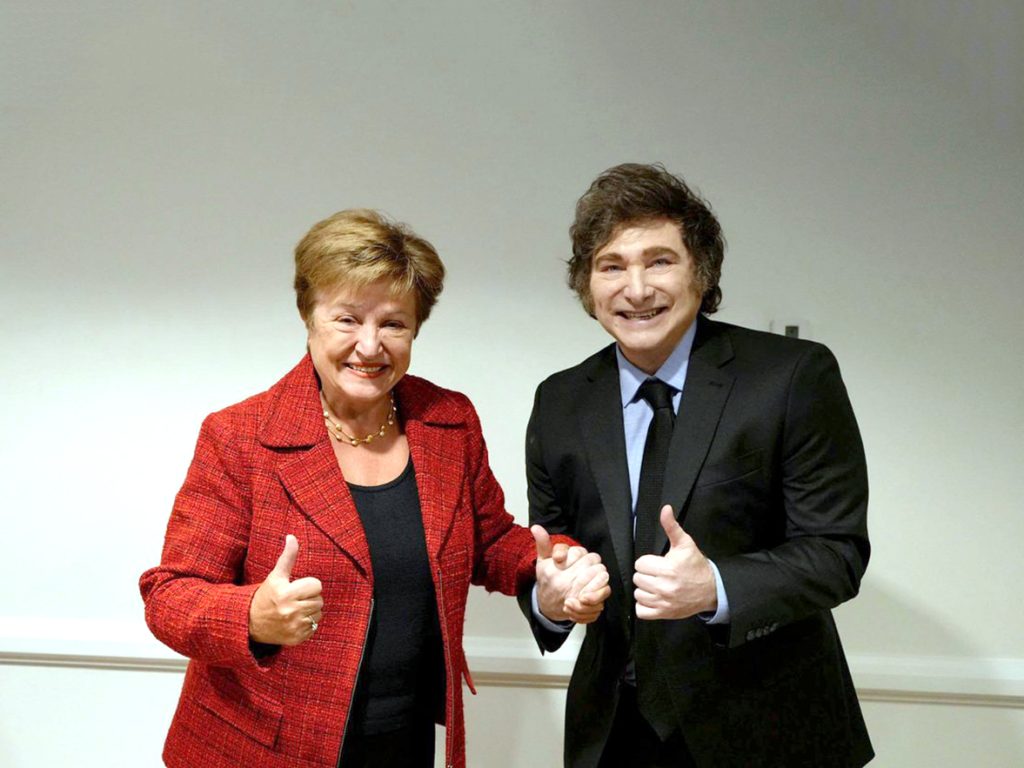 Georgieva visita la Argentina en un nuevo gesto de respaldo político a Milei