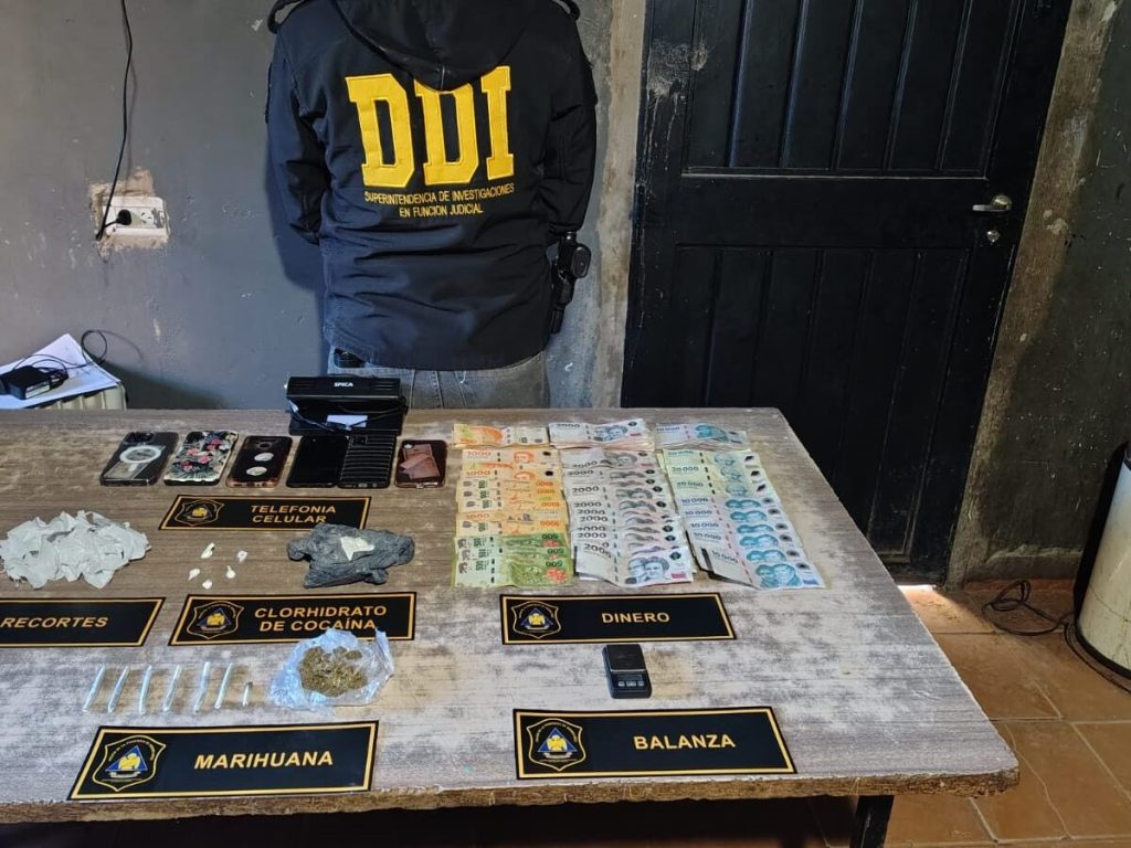 Aprehendida por tenencia de cocaína para la venta